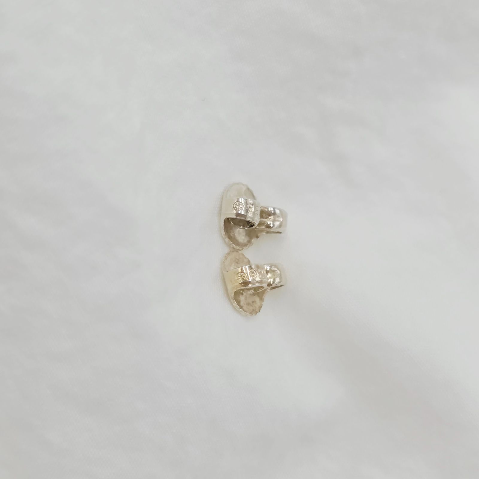 美品 CHANEL フープピアス シルバー 925 両耳 - メルカリ