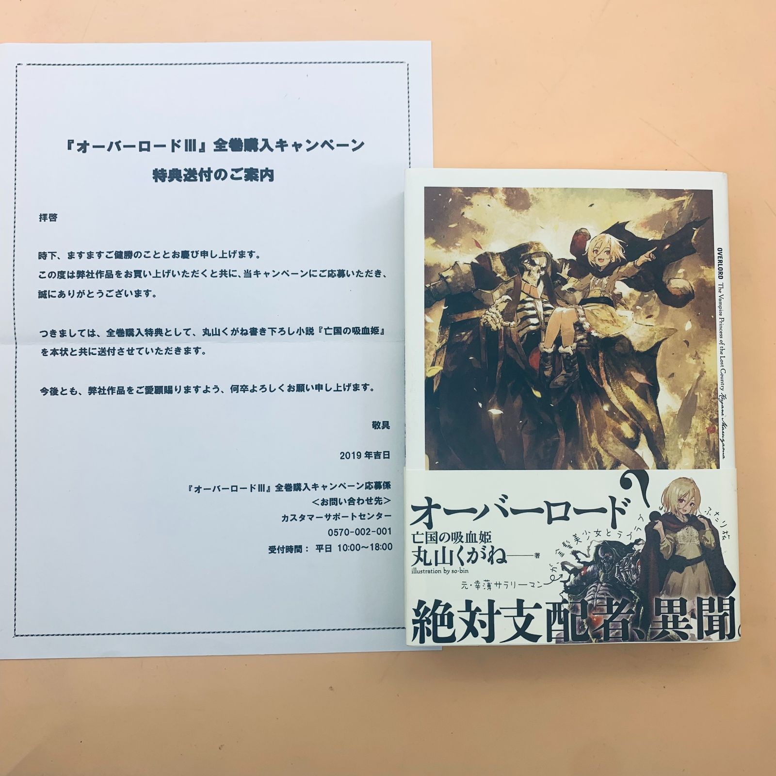 オーバーロードⅢ 全巻購入特典小説 亡国の吸血姫 - メルカリ