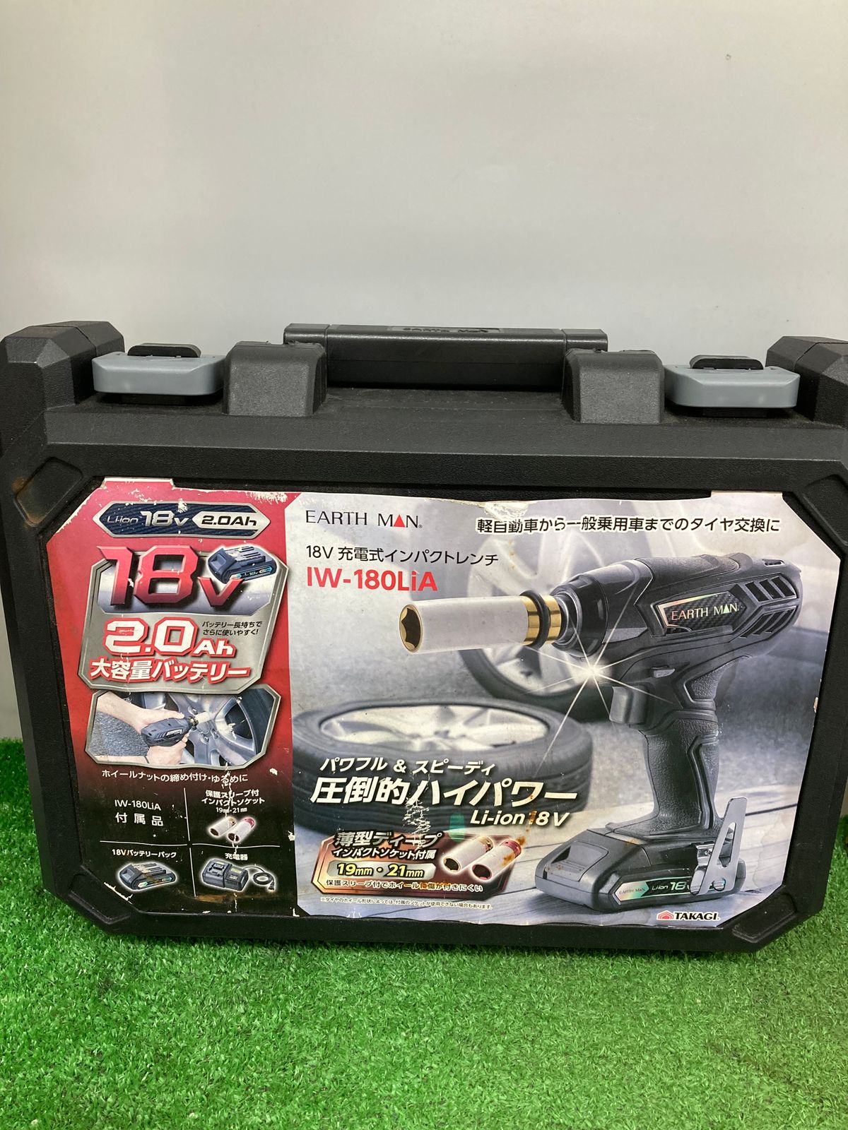 電動工具 高儀 EARTH MAN infini-Link コードレスインパクトレンチ 18V