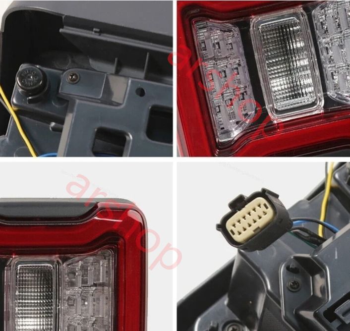 JEEP ジープ純正ラングラーJL LEDテールランプ右 USテールライト ジープラングラーJLのためのLEDテールライト