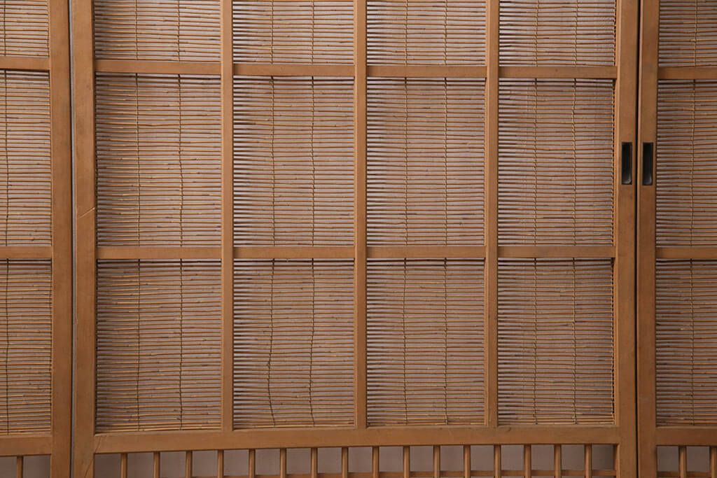 ☆向日葵様専用▽現状販売▽ 御簾戸4枚セット アンティーク建具 雲 風