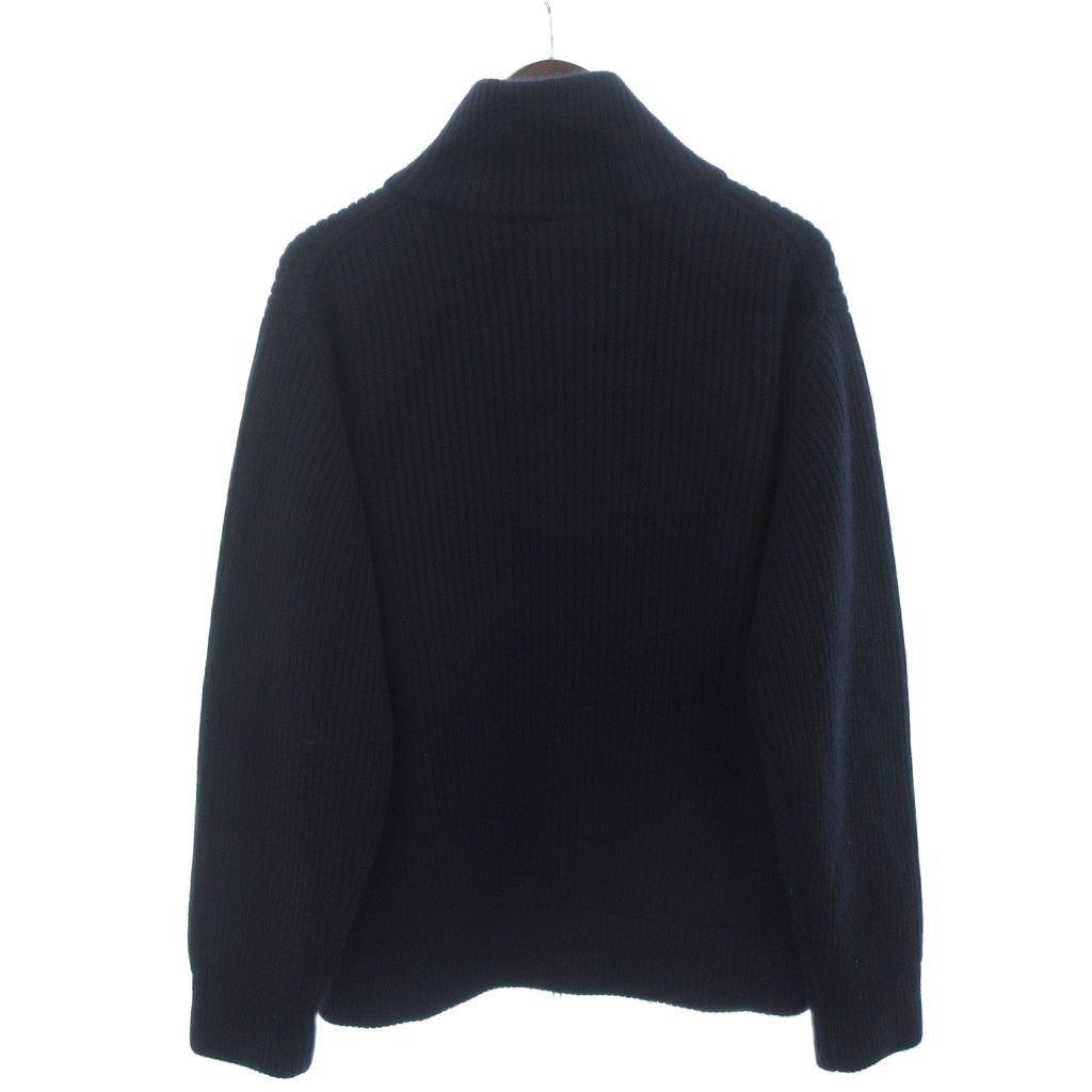 cash＆barba キャッシュ＆バルバドライバーズニットネイビー