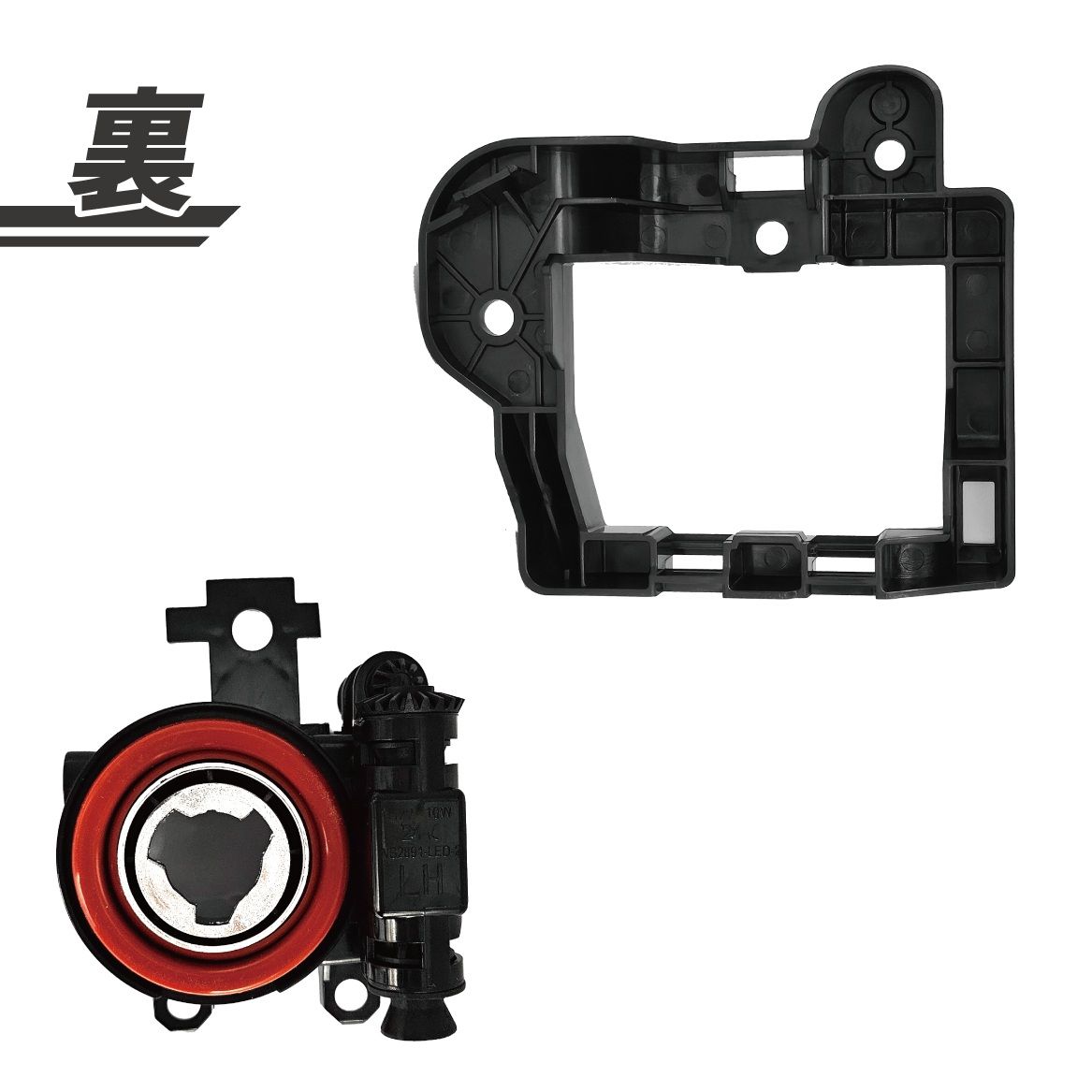 日産 エクストレイル フォグランプ T33 SNT33 2025- LEDバルブ付 X-TRAIL ライト カバー ベゼル 左右 セット キット フォグ フォグライト