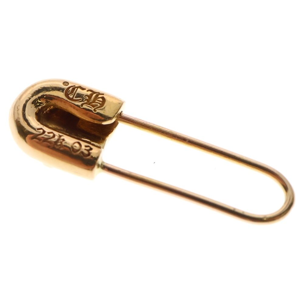 CHROME HEARTS (クロムハーツ) 22K SAFETY PIN CH PLS EMRLD R