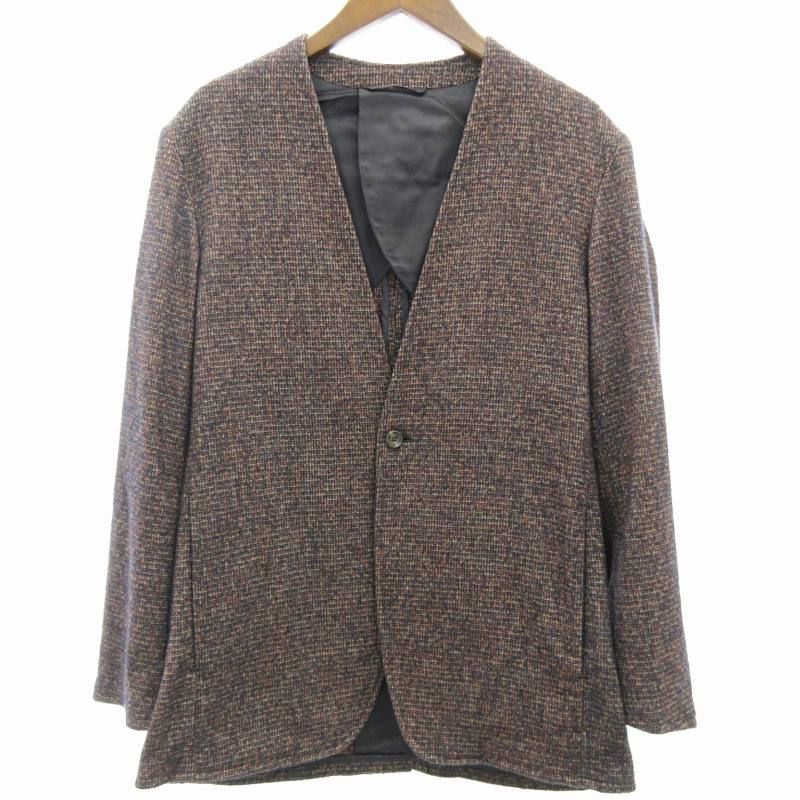 Mix tweed No collar jacket – L'AUBE BLANC