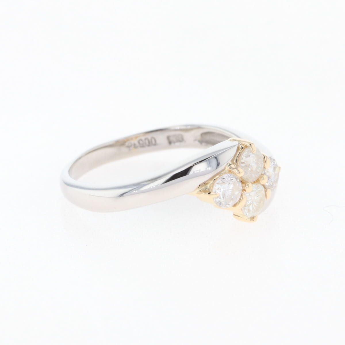 メレダイヤ デザインリング 11号 Pt900 Pt900 デザインリング ダイヤ