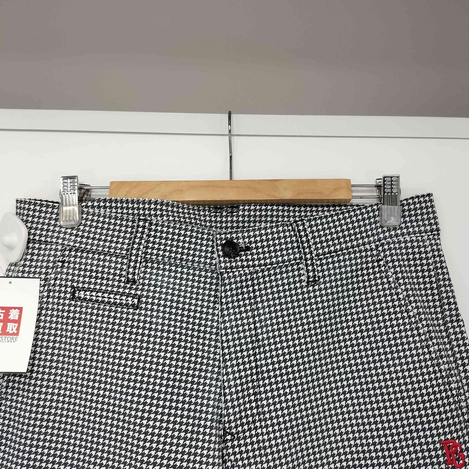 パーリーゲイツ PEARLY GATES ロゴ刺繍 千鳥格子柄 ゴルフ パンツ