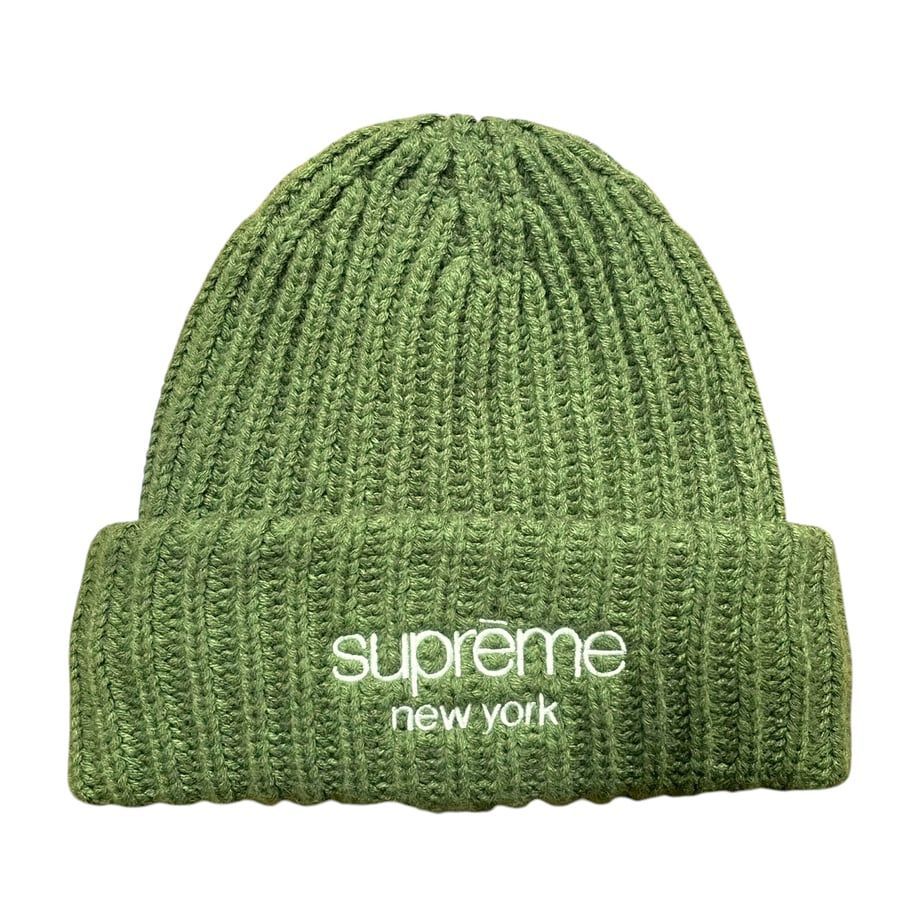 【SUPREME】CLASSIC CHUNKY RIBBED BEANIE OLIVE シュプリーム チャンキーリブ ビーニー オリーブ