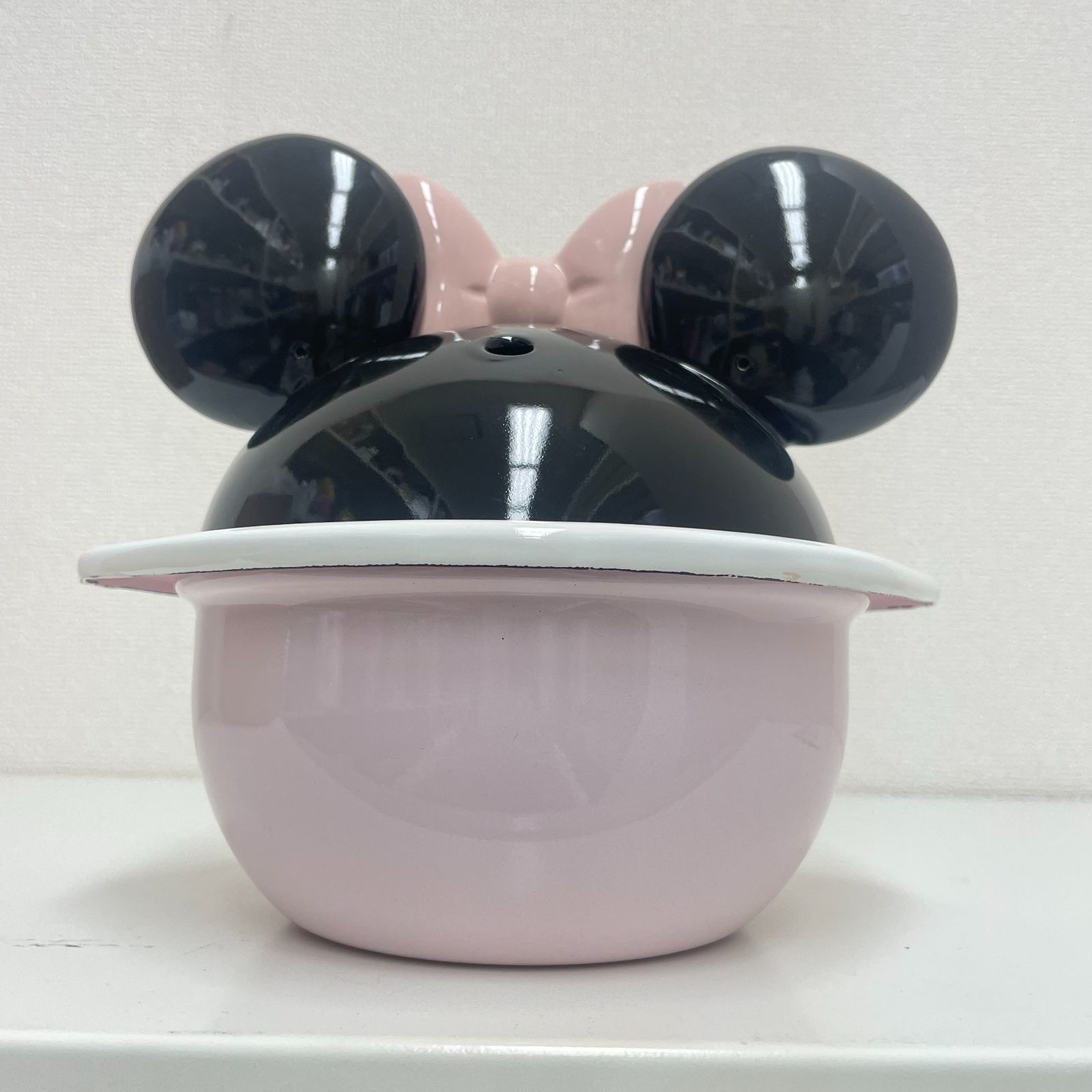 未使用　ディズニー　ミニー　土鍋　常滑焼　激レア Disney - おトク！新品 disney ミニーちゃん 1人用 土鍋 一人鍋