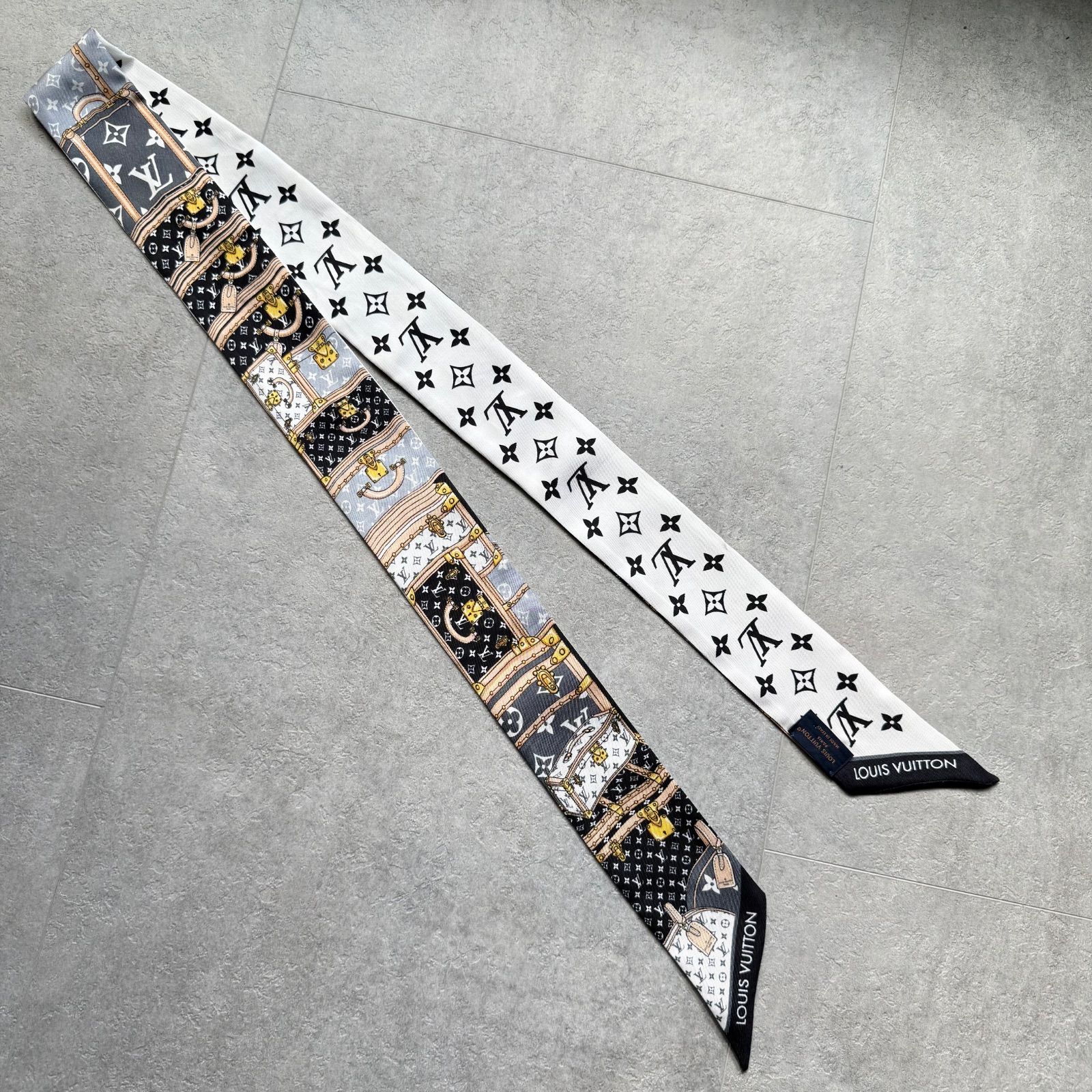 未使用品 ルイ ヴィトン バンドーBB・レッツゴー ツイリー スカーフ  