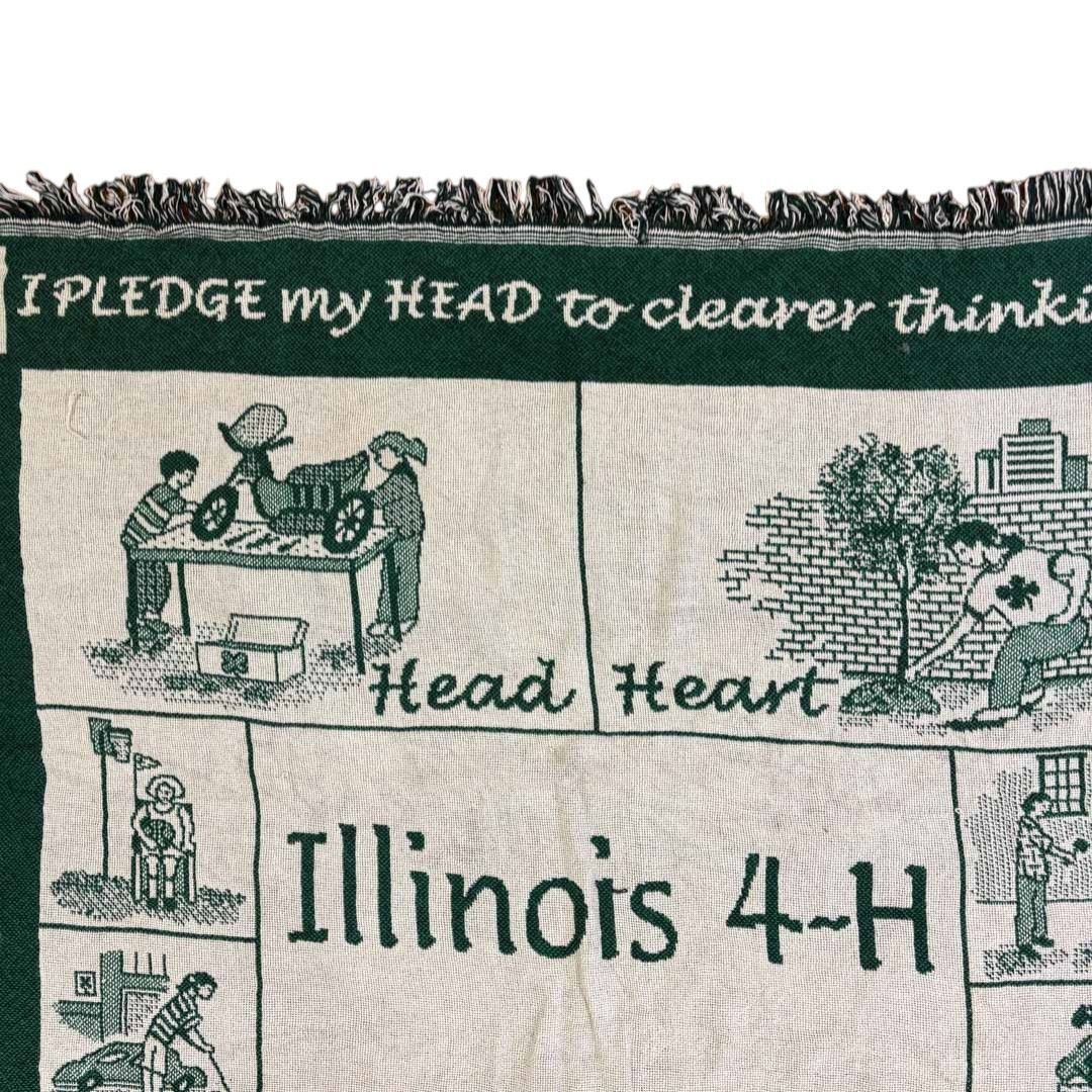 vintageラグ カーペット USA製 四つ葉のクローバー 1929 - メルカリ