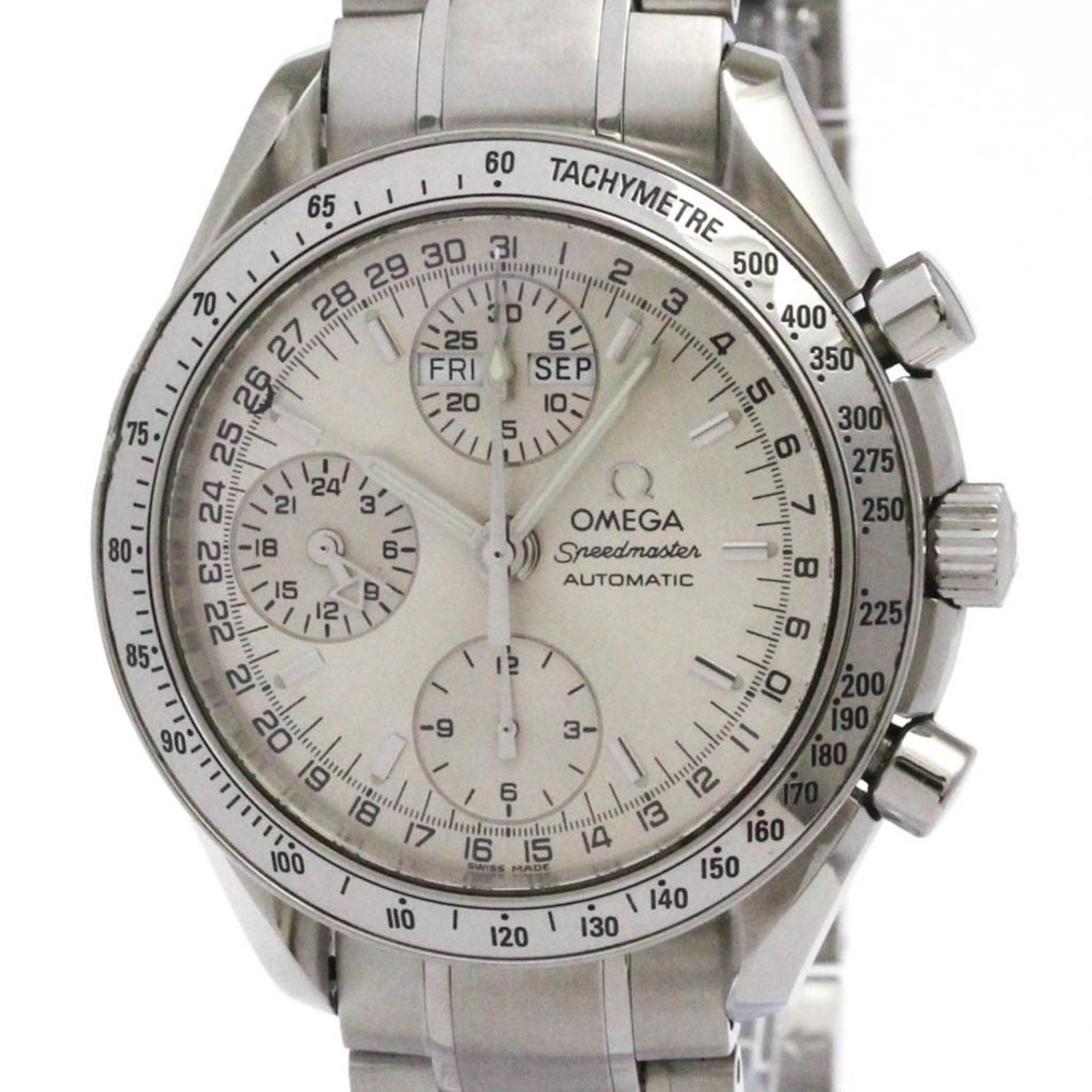 オメガ OMEGA スピードマスター トリプルカレンダー ステンレススチール 自動巻き メンズ 時計 3523.30 外装仕上げ済み