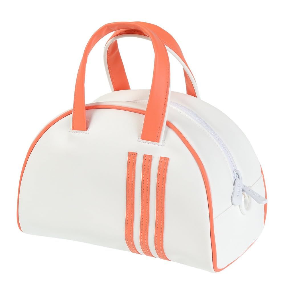 adidas(アディダス) スリーストライプ ミニボストンバッグ ホワイト