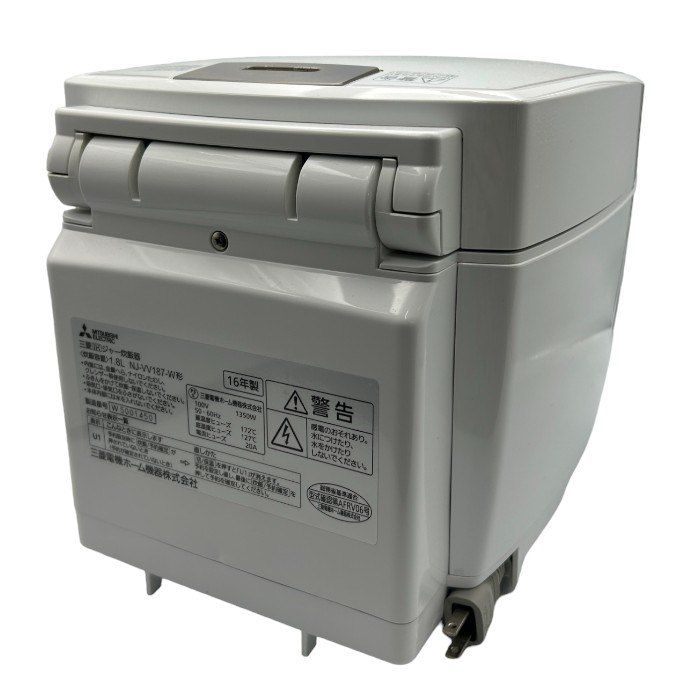 三菱電機 IHジャー炊飯器 備長炭炭炊釜 1升炊き ピュアホワイト NJ  