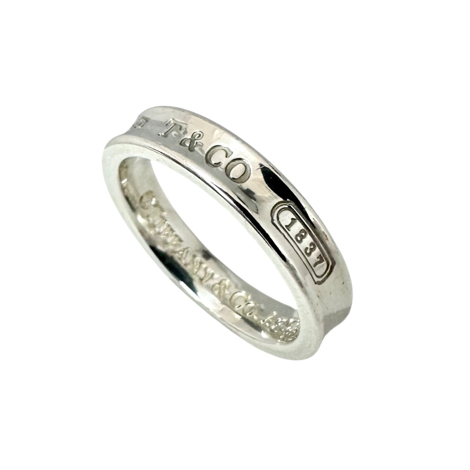 美品 TIFFANY＆Co. ティファニー 1837 ナロー リング SV925 TIFFANY&Co. ティファニー ティファニー1837・ナロー・リング