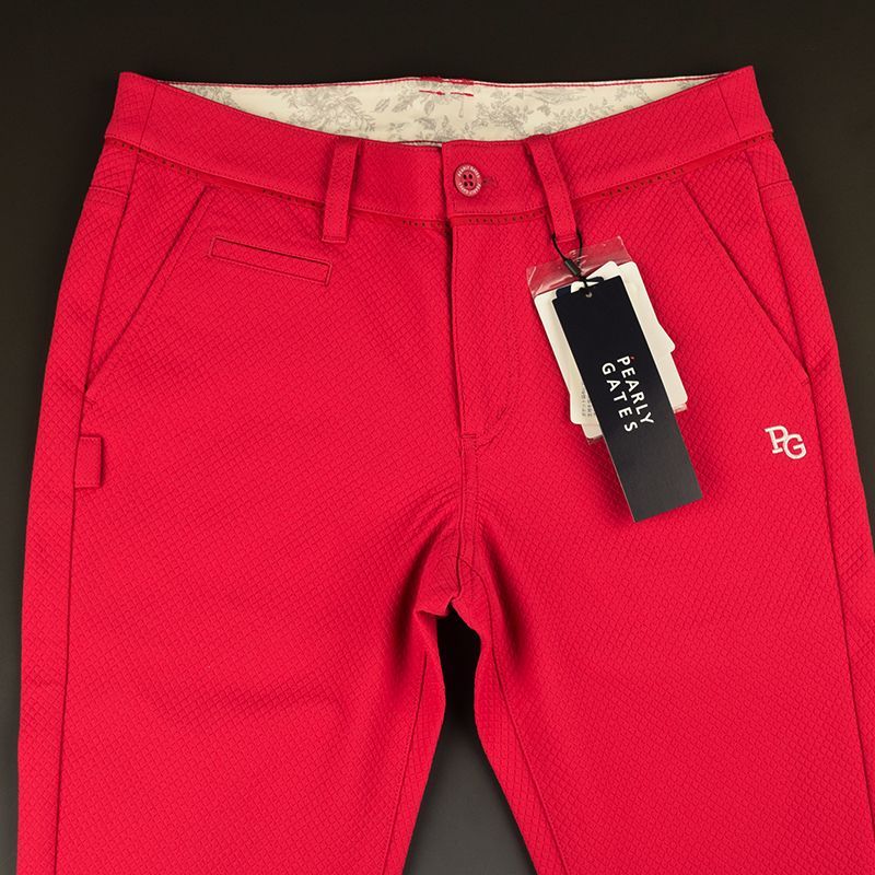 パーリーゲイツ C／PeドビーEXストレッチパンツ 馬柄 サイズ4