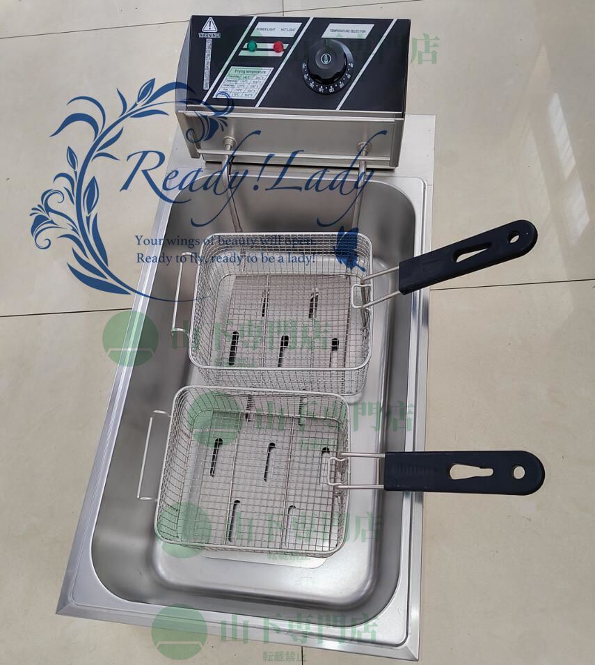 卓上型 電気フライヤー 12L 揚げ物天ぷら 単相 100V 厨房|業務|飲食|店舗