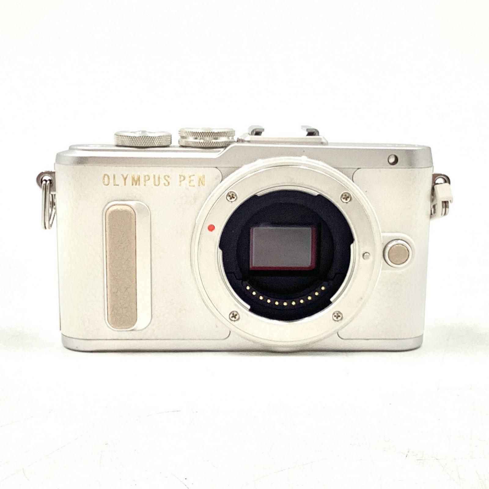 最速発送 OLYMPUS デジタル一眼 PEN E-PL8 ボディ ホワイト シャッター7944回 難有