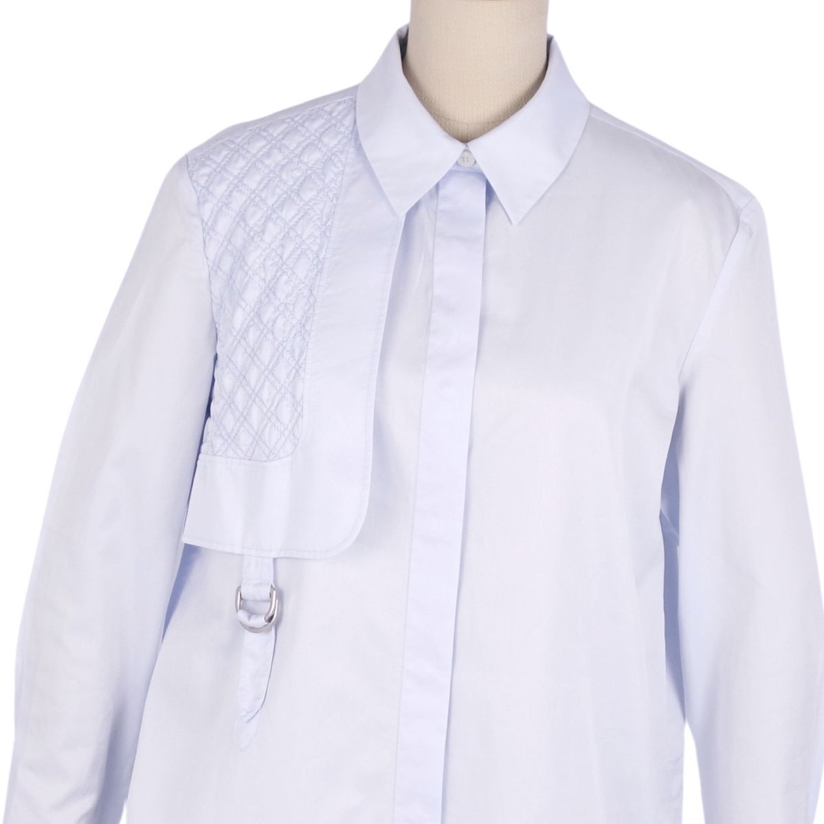 HERMES◆長袖ブラウス/38/コットン/WHT HERMES - 美品 エルメス HERMES シャツ マルジェラ期 ブラウス