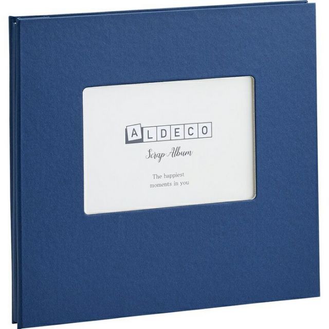 まとめ セキセイ スクラップアルバム ALDECOミニ ネイビーブルー XP-3808-15 ×10セット