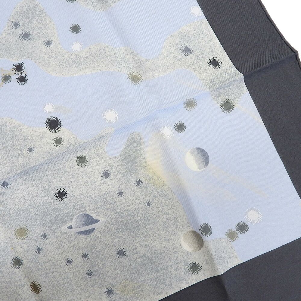 【希少】HERMESエルメス★カレ90★天の川★シルク★スカーフ　夜空 星宇宙 超美品 エルメス 現行タグ LA VOIE LACTEE 天の川 カレ90 シルク