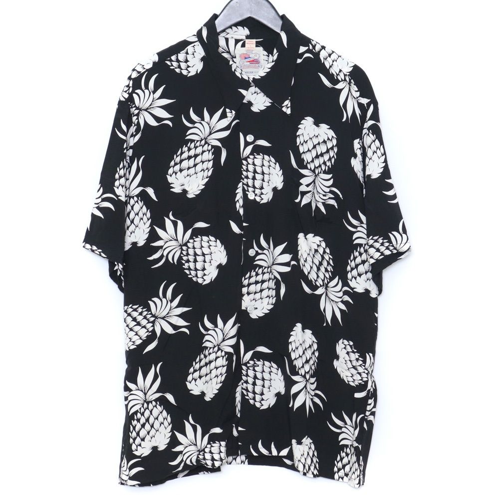 SUN SURF DUKE'S PINEAPPLE 半袖アロハシャツ Lサイズ
