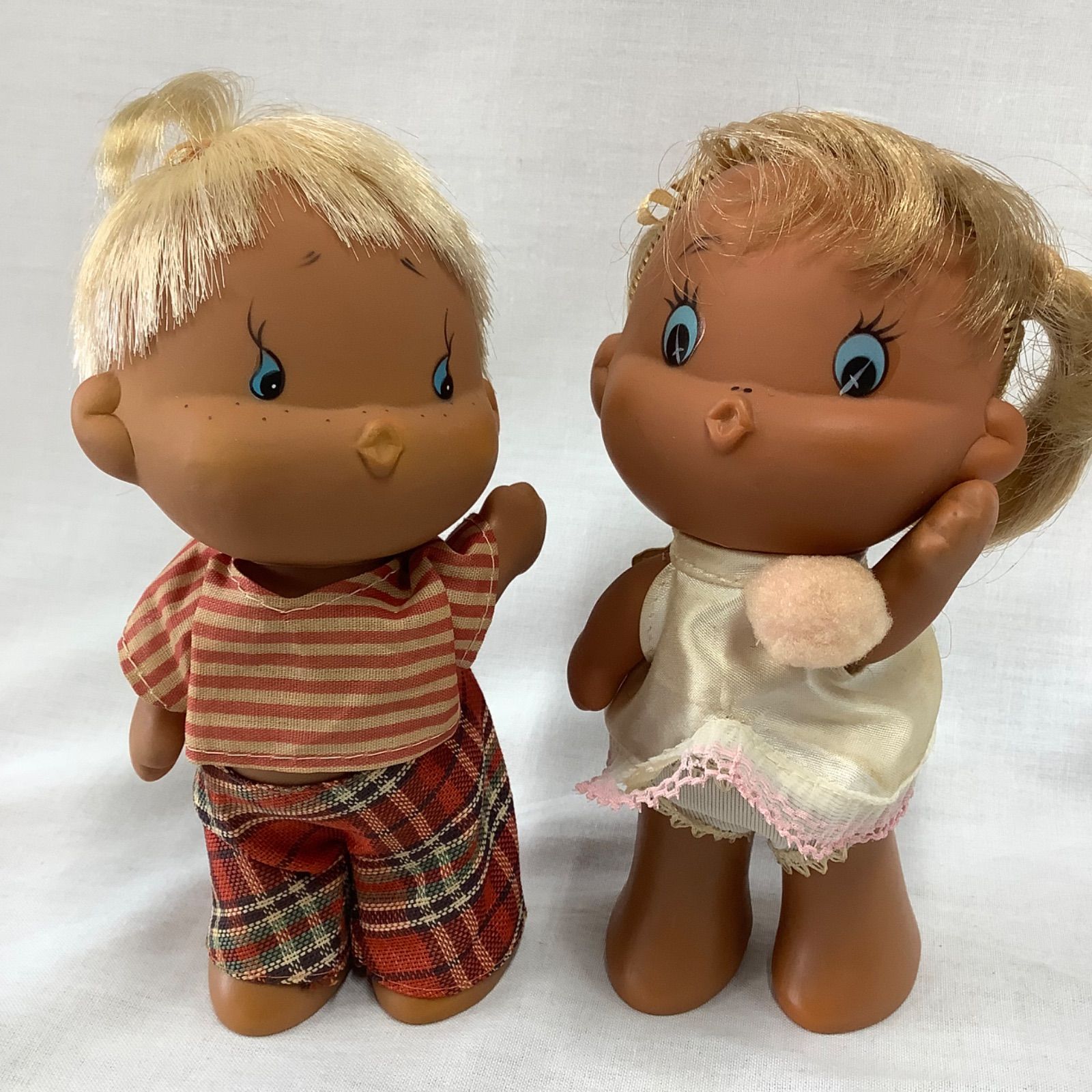 昭和レトロ セキグチ ポッポちゃん人形 ソフビ 2体セット 男の子