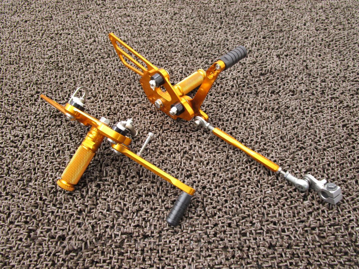 Z250 社外 ベビーフェイス バックステップ A6850 ER250C カスタム素材に カワサキ EX250LE 動画有 FI インジェクション BRIGHTFACE_UK