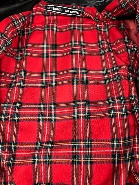 GB SKINS COW LEATHER シングルライダースジャケット GB03BZ34RD