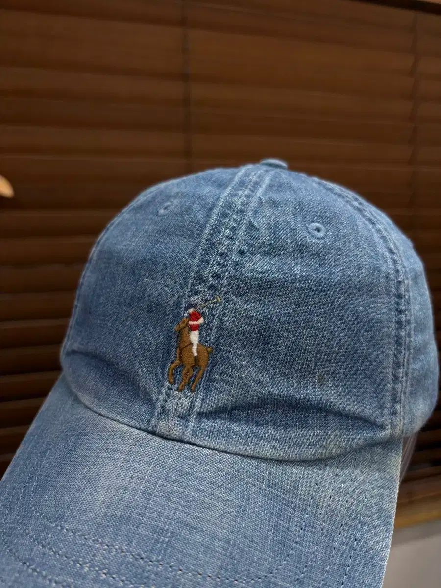 ポロ ラルフローレン マルチポニー シャンブレー デニム ベースボールキャップ 帽子