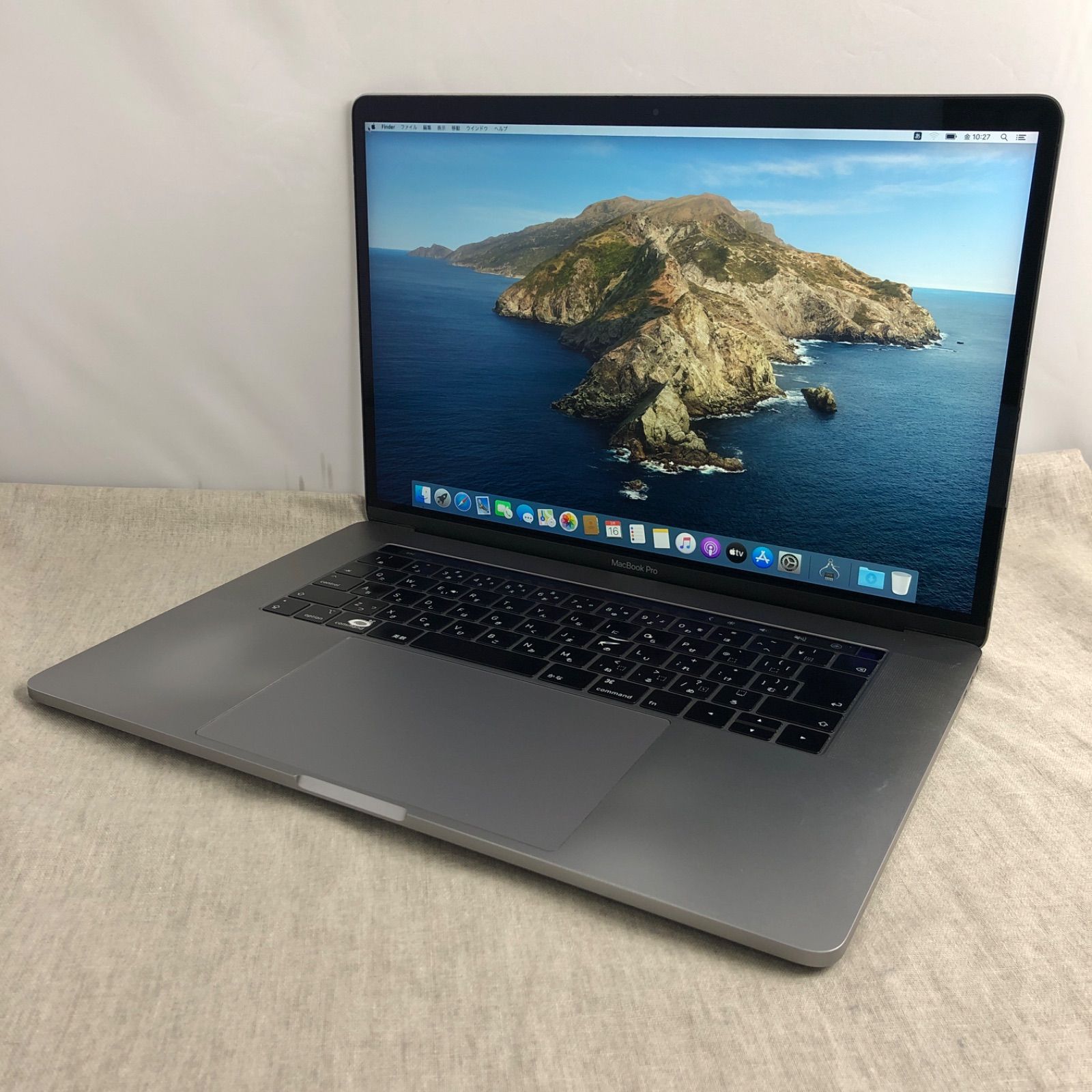 本体のみ】MacBook Pro (15インチ, 2019)【Touch Bar・i9・16GB 