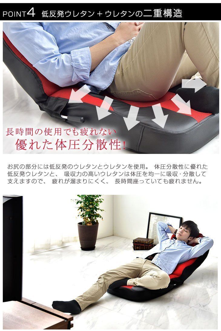 椅子・チェア 新品 CYBER-GROUND ゲーミング座椅子 ゲーミングチェア 