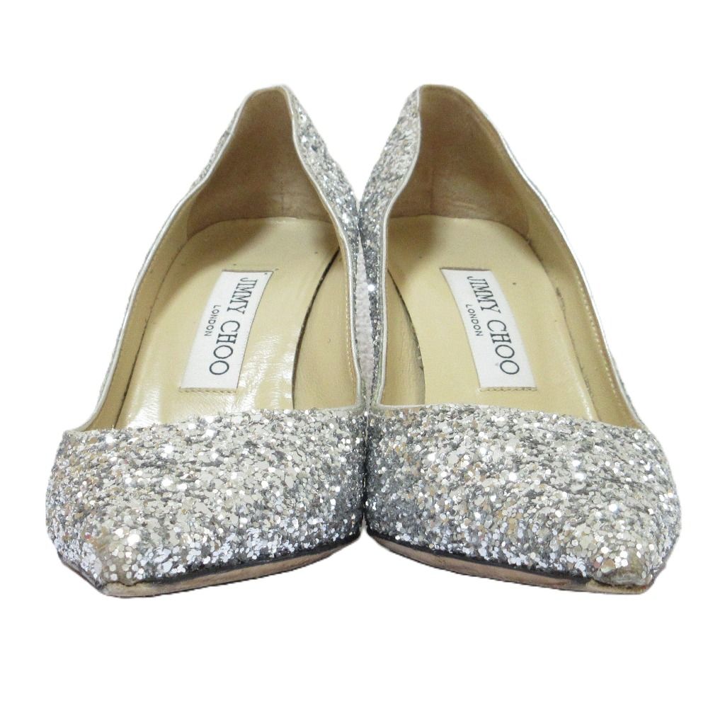 良品 JIMMY CHOO ジミーチュウ ハイヒール ポインテッドトゥ 