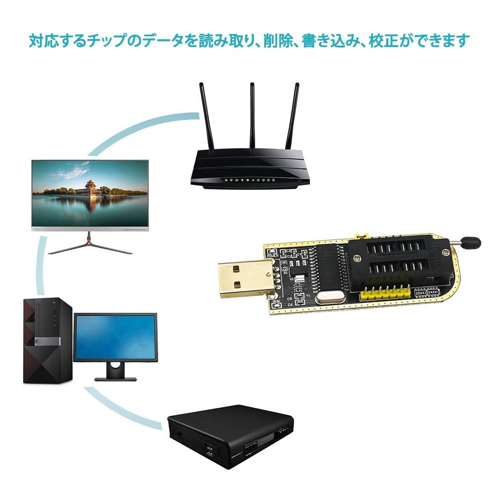 spi flash rom ストア ライター