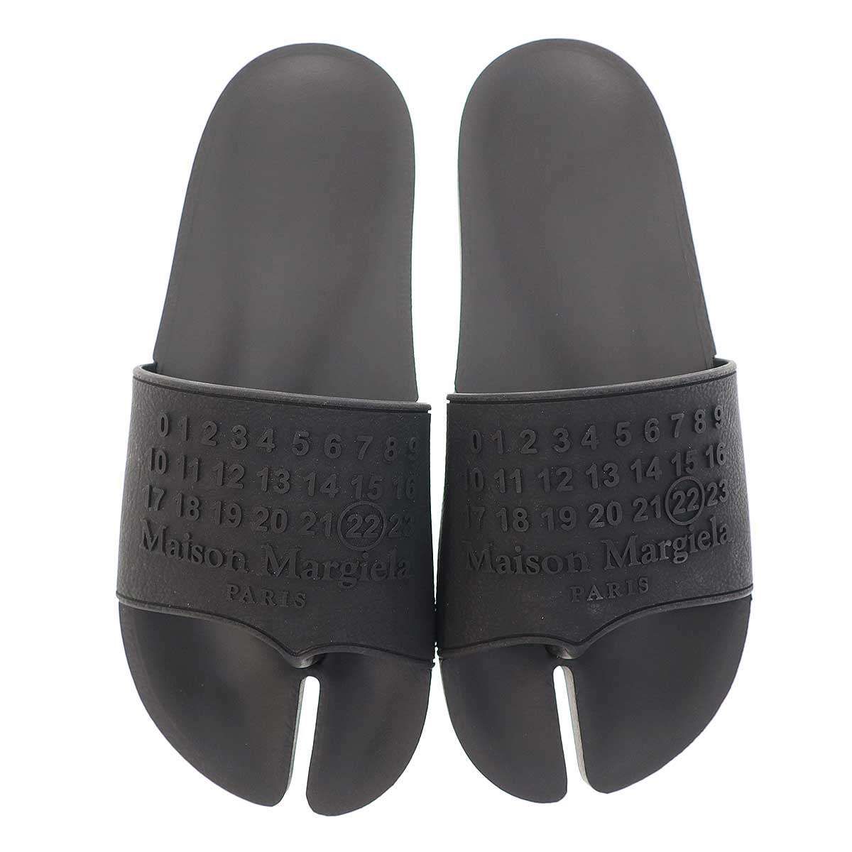 Maison Margiela22 メゾン マルジェラ タビ スライドサンダル ブラック