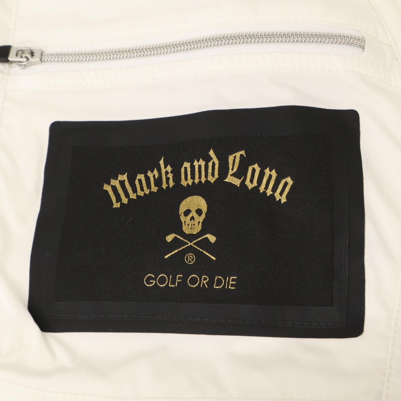 新品 MARK&LONAマークアンドロナ半袖 モックネック 黒 M MARK&LONA (マークアンドロナ) ゴルフウェア(トップス) メンズ