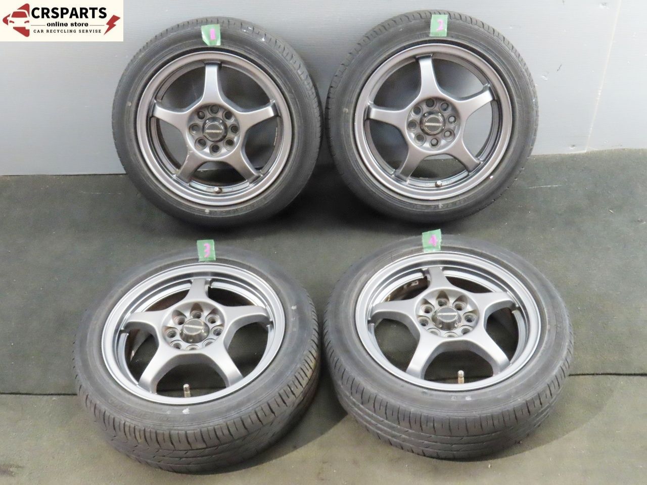 A-TECH SCHNEDER シュナイダー 14X 5J +43 4H 100PCD ホイール 4
