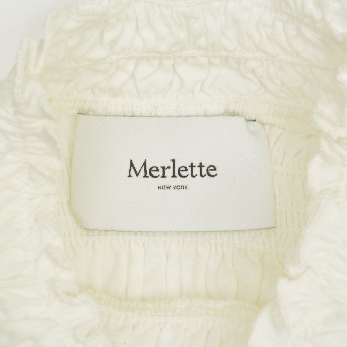 【MERLETTE】24AW 24070410000130 JOURNAL STANDARD取り扱い 4010900065 KANTOR長袖ブラウス MERLETTE】24AW 24070410000130 JOURNAL STANDARD取り扱い