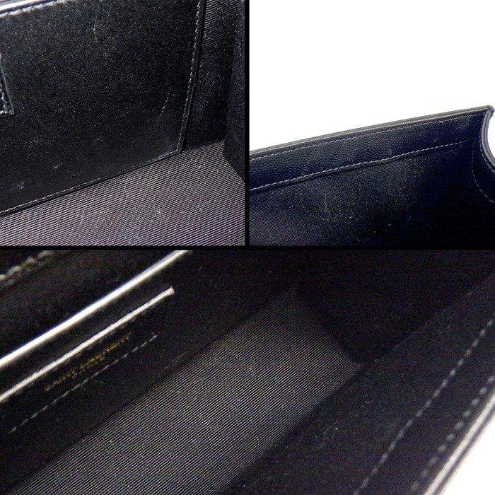 サンローラン SAINT LAURENT ショルダーバッグ ケイト ミディアム 364021BOW0J1000 ブラック グレインドプードルエンボスレザー DECORATOM_COM_BR