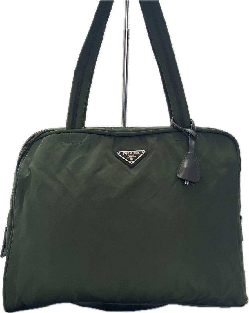 希少】PRADA プラダ トートバッグ ブリーフケース 白タグ 三角