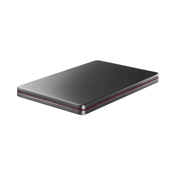 アイオーデータUSB 3.2 Gen 1 USB 3.0 対応ポータブルハードディスク カクうす 2TB ブラック×レッド HDPX-UTSC2K1台