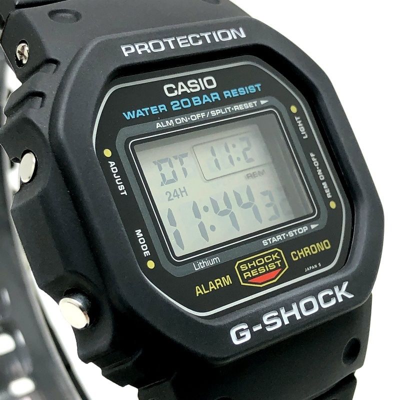 G-SHOCK ジーショック DW-5600C-1 M691 公式レストア品 20BAR スピードモデル 裏蓋 鏡面仕上げ 豆球 1987年6月発売 WWW_OLIVIERBERNSTEIN_COM