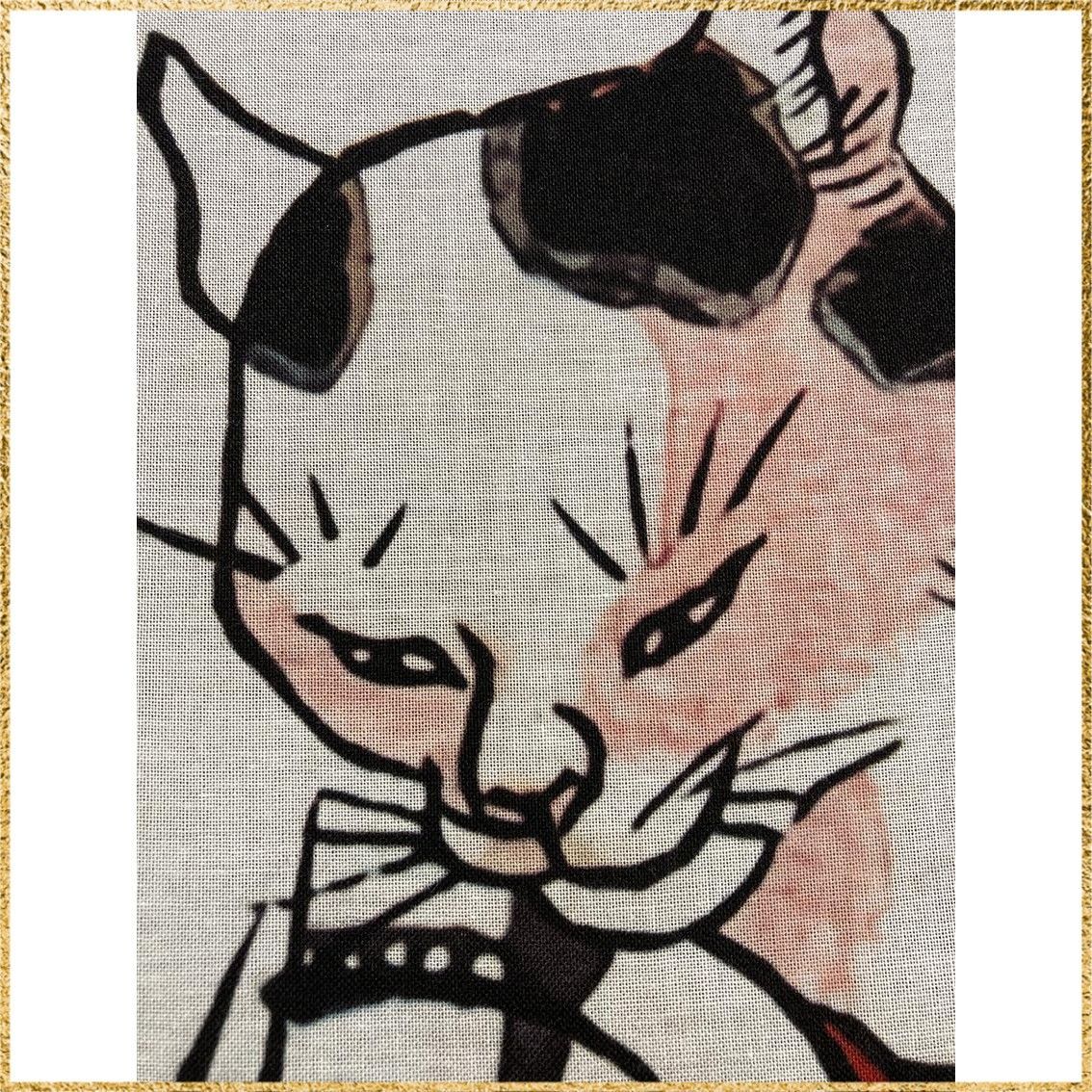 柿渋染めもんぺ【浴猫】歌川国芳 浮世絵手ぬぐいハンドメイド ワイドパンツ 柿渋染めもんぺ【浴猫】歌川国芳 浮世絵手ぬぐいハンドメイド