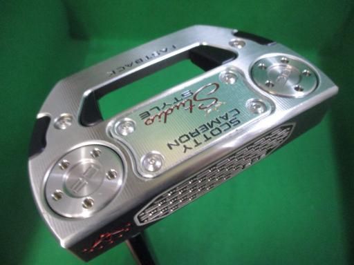 タイトリスト SCOTTY CAMERON STUDIO STYLE FASTBACK 2025 33インチ パター PT スチール フレックスその他 メンズ 男性用 右利き 右用 Aランク ゴルフクラブ