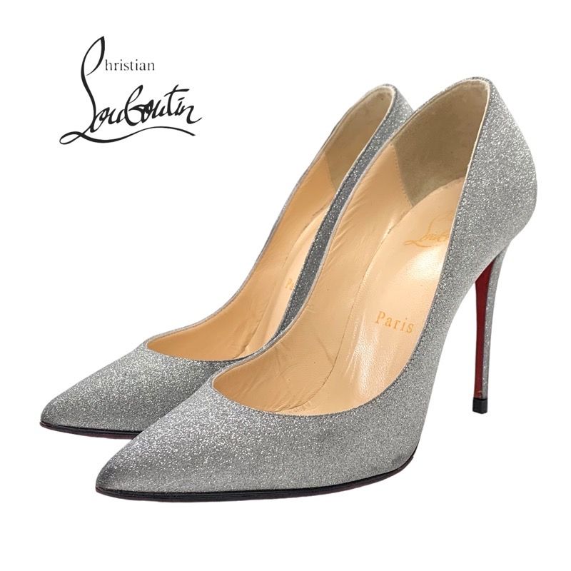 Christian Louboutin クリスチャンルブタンシルバースニーカー