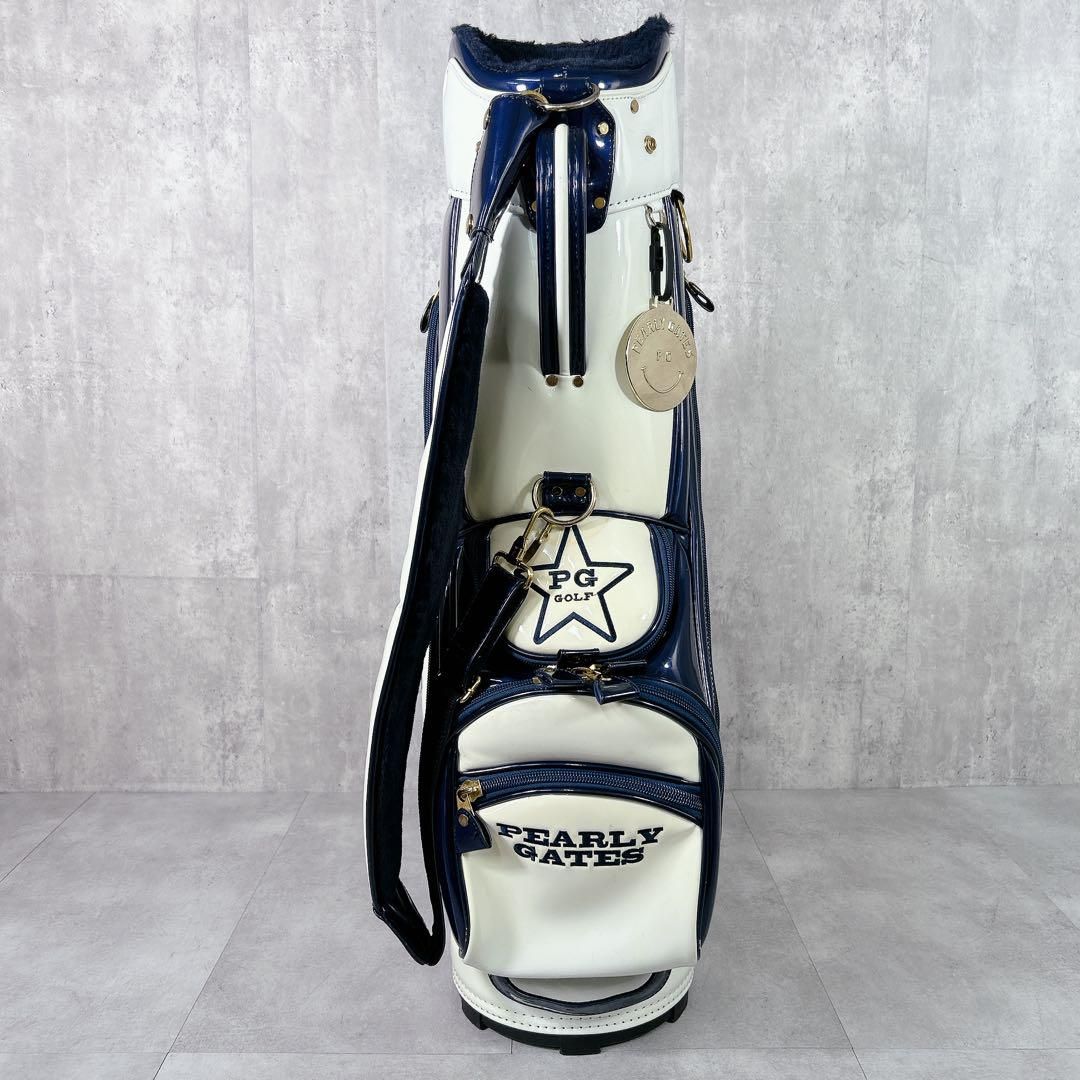 X645 PEARLY GATES ゴルフ エナメル キャディバッグ 単品 X645 PEARLY GATES ゴルフ エナメル キャディバッグ 単品 - メルカリ