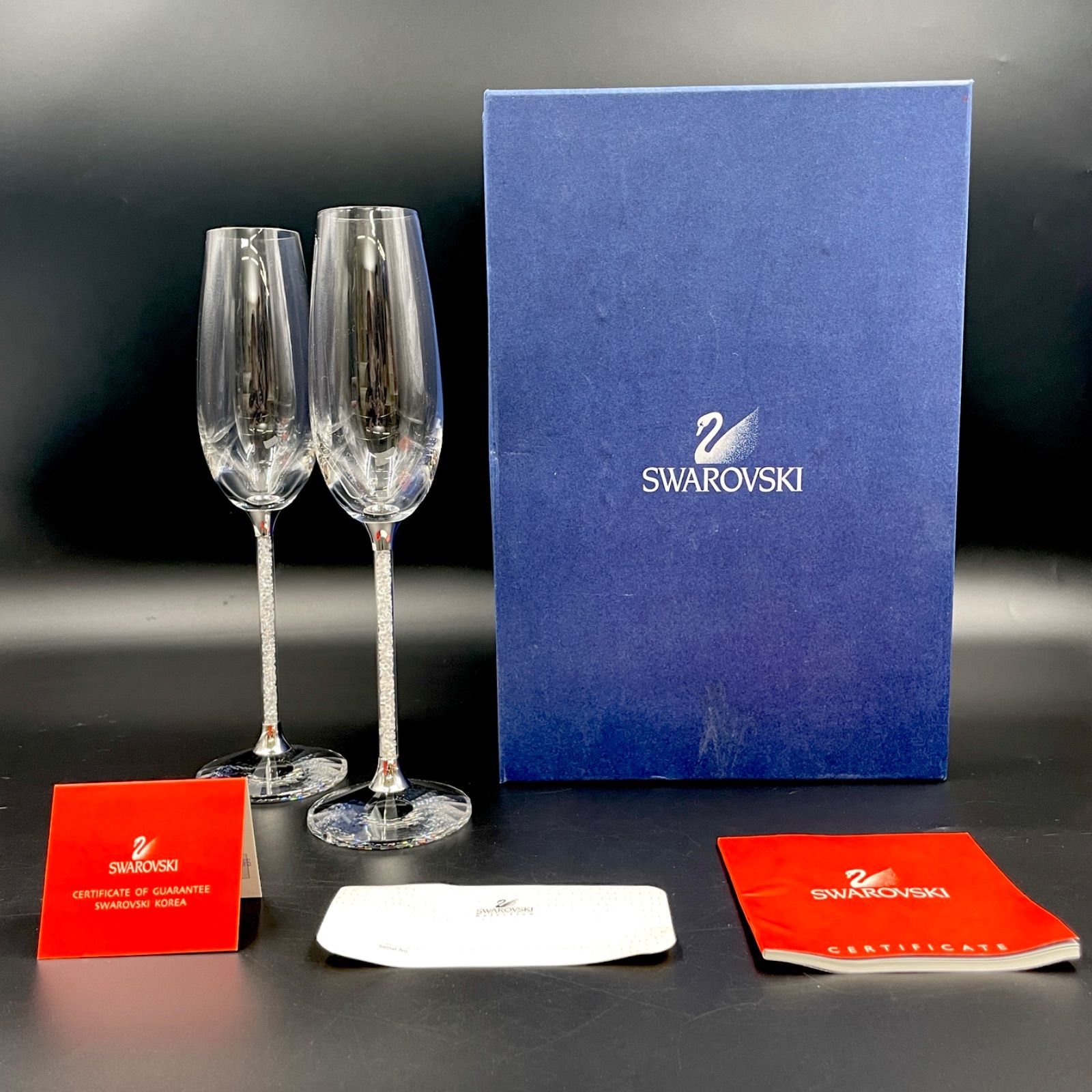 スワロフスキー Swarovski 1999年 廃盤品 『ワインセット』