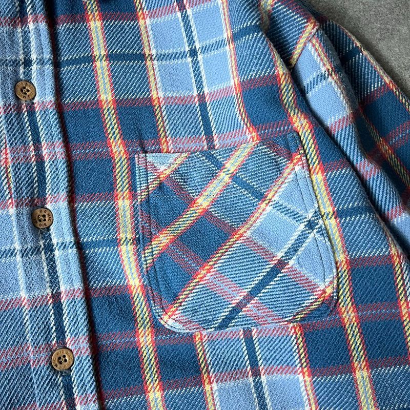 60s 70s bigmac ヘビーネルシャツ J.C.PENNEY - 70s bigmac ビックマック ヘビーネルシャツ