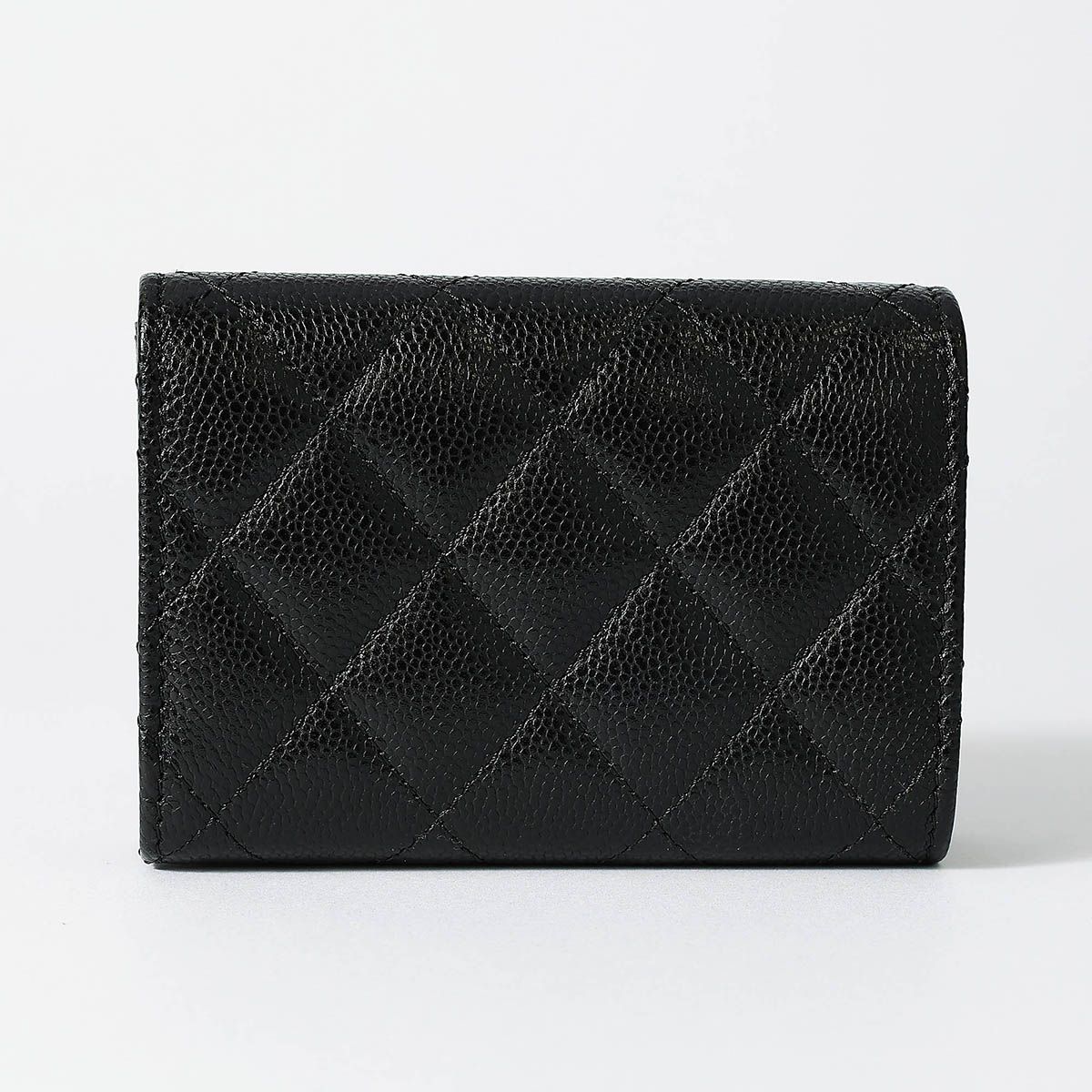 新品 シャネル CHANEL 3つ折り財布 MINI WALLET ブラック - メルカリ