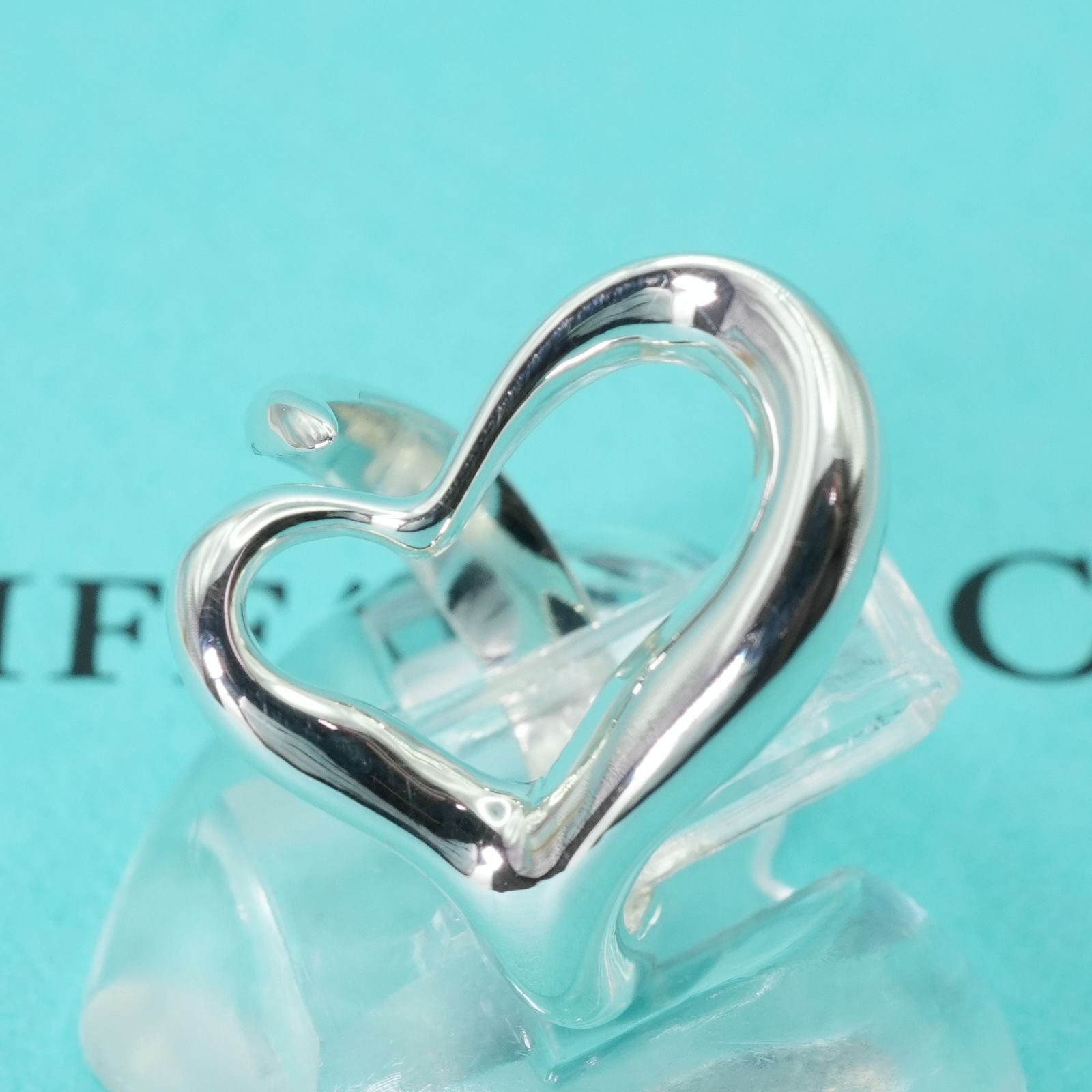 Tiffany & Co. - 極美品 ティファニー オープンハート リング